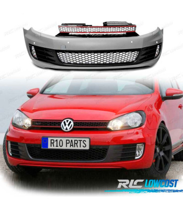 PARE CHOCS FRONTAL VOLKSWAGEN VW GOLF 6 HATCHBACK LOOK GTI PDC