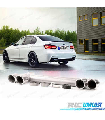 KIT EMBOUTS D´ECHAPPEMENT BMW F30 F31 11-18 LOOK M DOUBLE