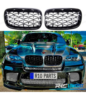 CALANDRES BMW X5 E70 X6 E71 07-14 DIAMANT NOIR