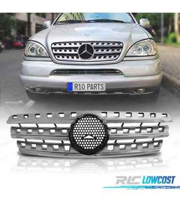 CALANDRE MERCEDES ML W163 98-05 CHROMÉ