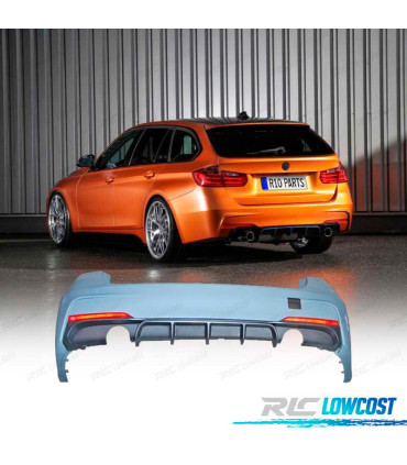 PARE-CHOCS ARRIÈRE BMW F31 TOURING LOOK M PERFORMANCE PDC + KIT ÉCHAPPEMENT