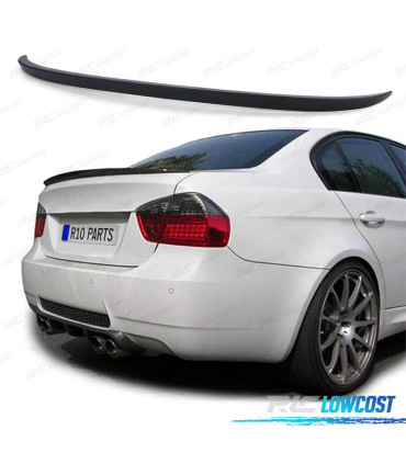 AILERON BECQUET LAME COFFRE BMW E90 BERLINE LOOK M3 NOIR MAT