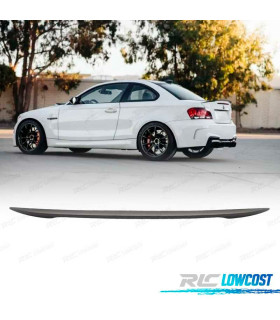 AILERON BECQUET LAME COFFRE BMW E82 SÉRIE 1 06-13 LOOK M PERFORMANCE NOIR MAT
