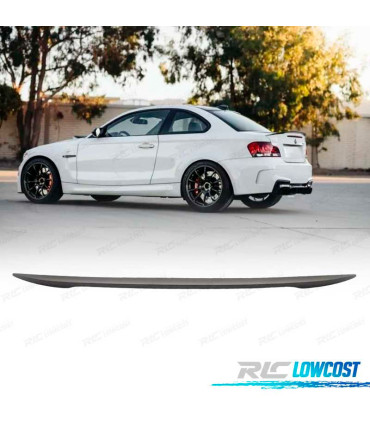 AILERON BECQUET LAME COFFRE BMW E82 SÉRIE 1 06-13 LOOK M PERFORMANCE NOIR MAT