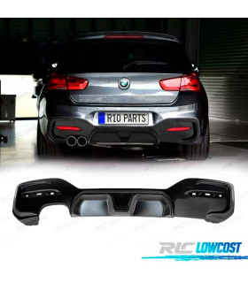 DIFFUSEUR BMW F20 LCI 15- LOOK CS NOIR MATE