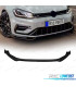 SPOILER LAME PARE-CHOCS AVANT VOLKSWAGEN VW GOLF 7.5 GTI 17-20 NOIR BRILLANT