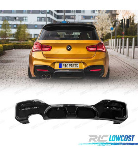 DIFFUSEUR BMW F20 LCI 15-19 LOOK CS NOIR BRILLANT