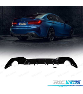 DIFFUSEUR BMW G20 G21 19-22 LOOK M PERFORMANCE SPEED NOIR BRILLANT