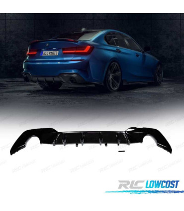 DIFFUSEUR BMW G20 G21 19-22 LOOK MP SPEED NOIR BRILLANT