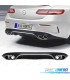 DIFFUSEUR MERCEDES CLASSE E C238 17-19 LOOK AMG E53 ARGENT + EMBOUTS D'ÉCHAPPEMENT