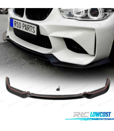 SPOILER LAME DE PARE-CHOCS AVANT BMW F20 LCI 15-19 LOOK M2 NOIR