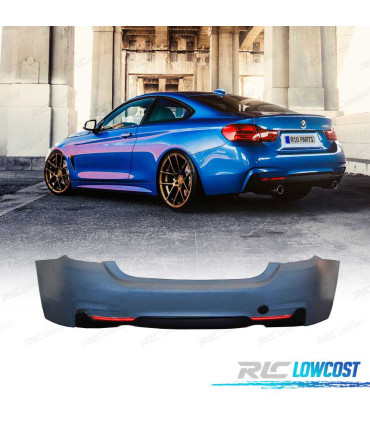 BOUCLIER ARRIÈRE BMW F32 F33 LOOK M DOUBLE SORTIE