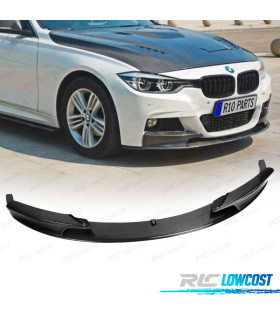 SPOILER LAME DE PARE-CHOCS AVANT BMW F30 LOOK M PERFORMANCE CARBONE