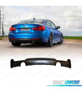 DIFFUSEUR BMW F32 F33 F36 13-18 LOOK M DOUBLE SORTIE SIMPLE
