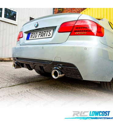 DIFFUSEUR BMW E92 E93 LOOK M PERFORMANCE NOIR BRILLANT O---O