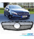 CALANDRE MERCEDES CLASSE A W176 16-18 LOOK DIAMOND NOIR CHROMÉ