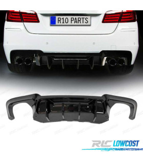 DIFFUSEUR ARRIÈRE BMW F10 F11 LOOK M COMPETITION NOIR BRILLANT