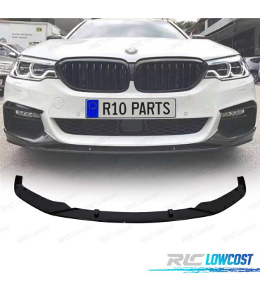 SPOILER LAME DE PARE-CHOCS AVANT BMW G30 G31 17-20 LOOK M NOIR BRILLANT