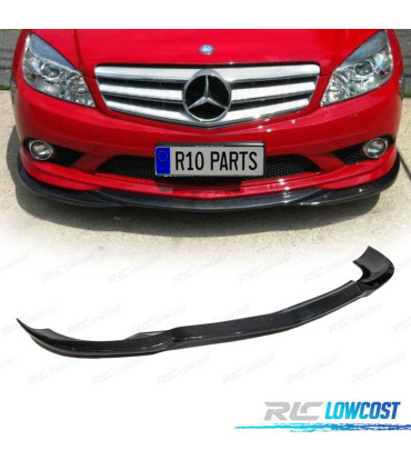 SPOILER LAME PARE-CHOCS AVANT MERCEDES W204 07-10 CARBONE