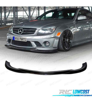 SPOILER LAME PARE-CHOCS AVANT MERCEDES W204 LOOK AMG 11-13 CARBONE