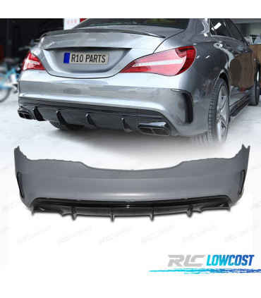 PARE CHOCS ARRIERE MERCEDES CLASSE CLA W117 C117 X117 13-19 LOOK 45 AMG