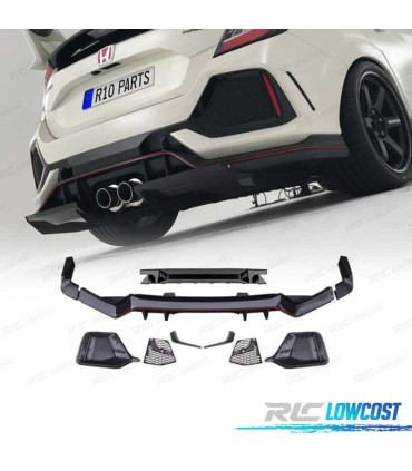 DIFFUSEUR HONDA CIVIC TYPE R HATCHBACK 16-