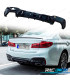 DIFFUSEUR BMW G30 G31 17- LOOK M PERFORMANCE NOIR BRILLANT