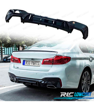DIFFUSEUR BMW G30 G31 LOOK M PERFORMANCE NOIR BRILLANT O---O
