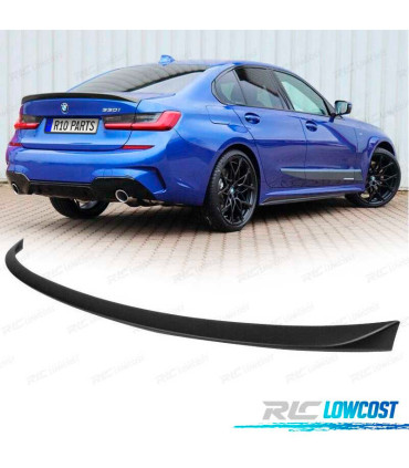AILERON BECQUET LAME COFFRE BMW G20 19-22 LOOK M PERFORMANCE NOIR MAT