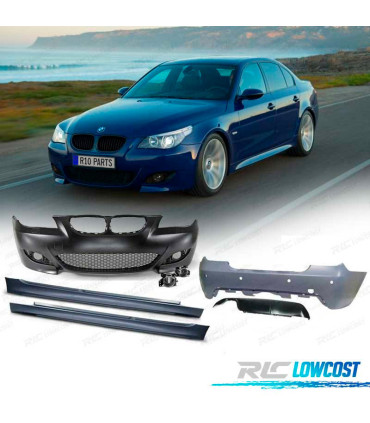 KIT CARROSSERIE BMW E60 03-07 ANTIBROUILLARD ET LAVE PHARES