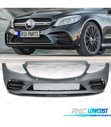 PARE-CHOCS FRONTAL MERCEDES CLASSE C W205 18-21 LOOK AMG