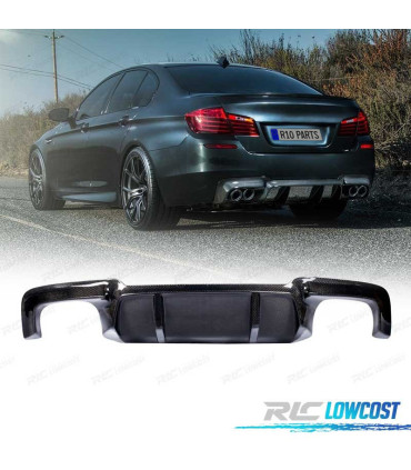 DIFFUSEUR BMW F10 F11 LOOK M PERFORMANCE CARBONE
