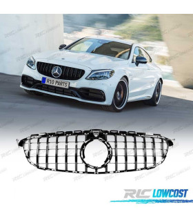 CALANDRE MERCEDES W205 LOOK GT-R NOIR BRILLANT