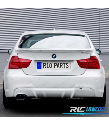 AILERON BECQUET LAME COFFRE BMW E90 05-12 LOOK M NOIR BRILLANT