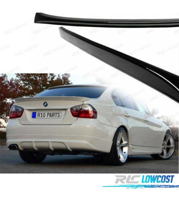AILERON BECQUET LAME COFFRE BMW E90 05-12 LOOK M NOIR BRILLANT