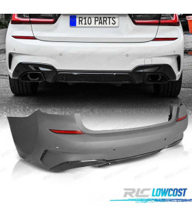 PARE CHOCS ARRIÈRE BMW G20 19- LOOK M PERFORMANCE PDC NOIR BRILLANT