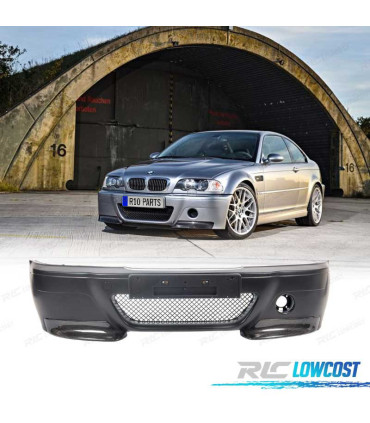 PARE CHOCS FRONTAL BMW E46 LOOK M3 CSL