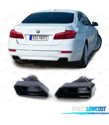 EMBOUT D'ÉCHAPPEMENT BMW F10 F11 F12 F13 LOOK V8 NOIR