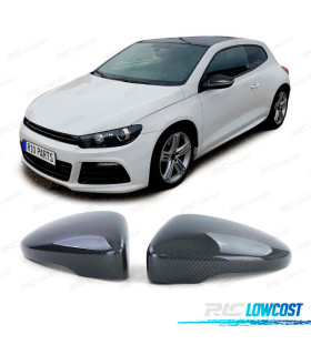 COQUES RÉTROVISEURS POUR VOLKSWAGEN VW SCIROCCO PASSAT BEETLE CARBONE