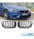 CALANDRE BMW F10 F11 10-16 LOOK M5 NOIR CHROMÉ