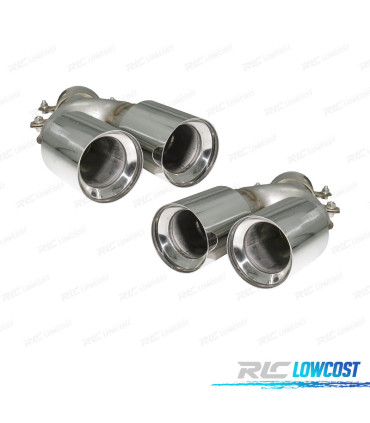 EMBOUTS D´ÉCHAPPEMENT BMW G30 G31 17-20 LOOK M5 CHROMÉ