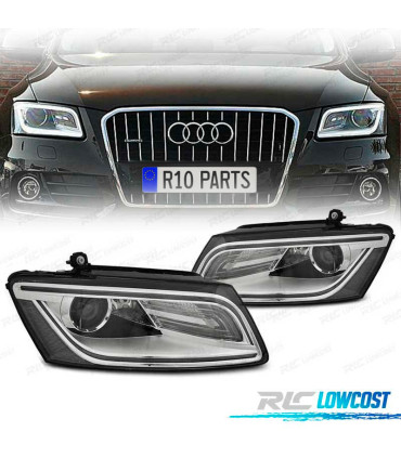 PHARES AUDI Q5 12-17 DAYLIGHT DRL CHROMÉ