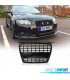 GRILLE AUDI A3 8P 8PA 05-08 LOOK S LINE NOIR BRILLANT