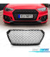 CALANDRE AUDI A4 B9 15-19 LOOK RS NOIR BRILLANT