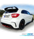 DIFFUSEUR MERCEDES CLASSE A W176 AMG 12-18 LOOK A45 AMG NOIR BRILLANT ROUGE
