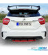 DIFFUSEUR MERCEDES CLASSE A W176 AMG 12-18 LOOK A45 AMG NOIR BRILLANT ROUGE