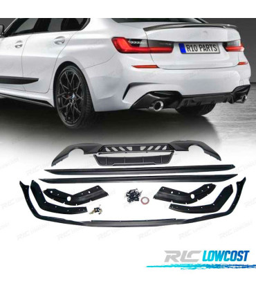 KIT CARROSSERIE BMW G20 19-22 LOOK M PERFORMANCE NOIR MAT + SPLITTERS