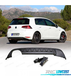 DIFFUSEUR VOLKSWAGEN GOLF 7 12-17 LOOK GTI DOUBLE SORTIE