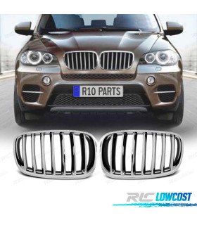 CALANDRE BMW X5 X6 E70 E71 10-13 LOOK M PERFORMANCE CHROME