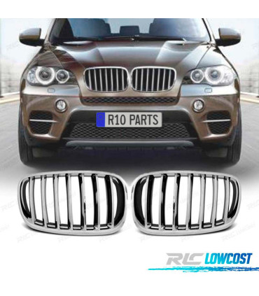 CALANDRE BMW X5 X6 E70 E71 10-13 LOOK M PERFORMANCE CHROME